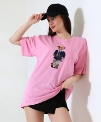 Ayıcıklı oversize tişört