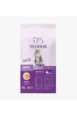 TEODOR ADULT TAVUKLU %26 PROTEİN YETİŞKİN KEDİ MAMASI 15KG