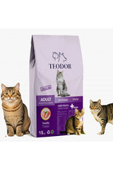 TEODOR ADULT TAVUKLU %26 PROTEİN YETİŞKİN KEDİ MAMASI 15KG
